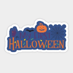 My First Halloween Sticker